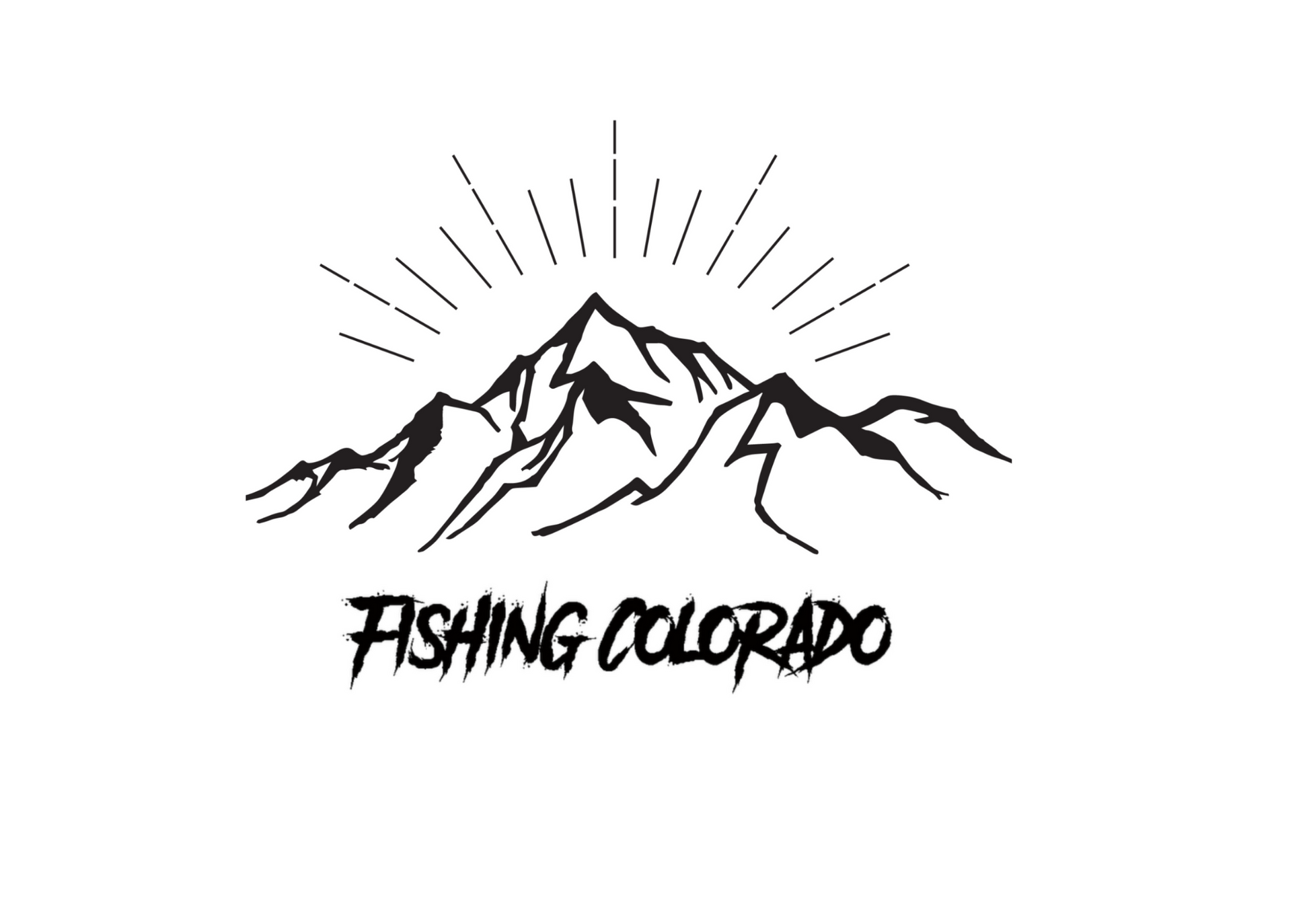 Fishing Colorado 4" Circle Sticker